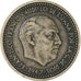 Moneda, España, Peseta, Undated (1947), MBC, Aluminio - bronce
