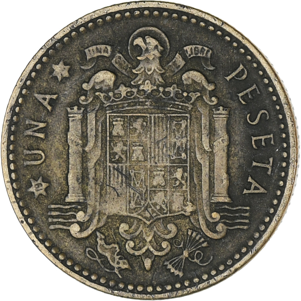 Münze, Spanien, Peseta, Undated (1947), SS, Aluminum-Bronze