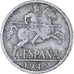 Coin, Spain, 10 Centimos, 1945, EF(40-45), Aluminum, KM:766