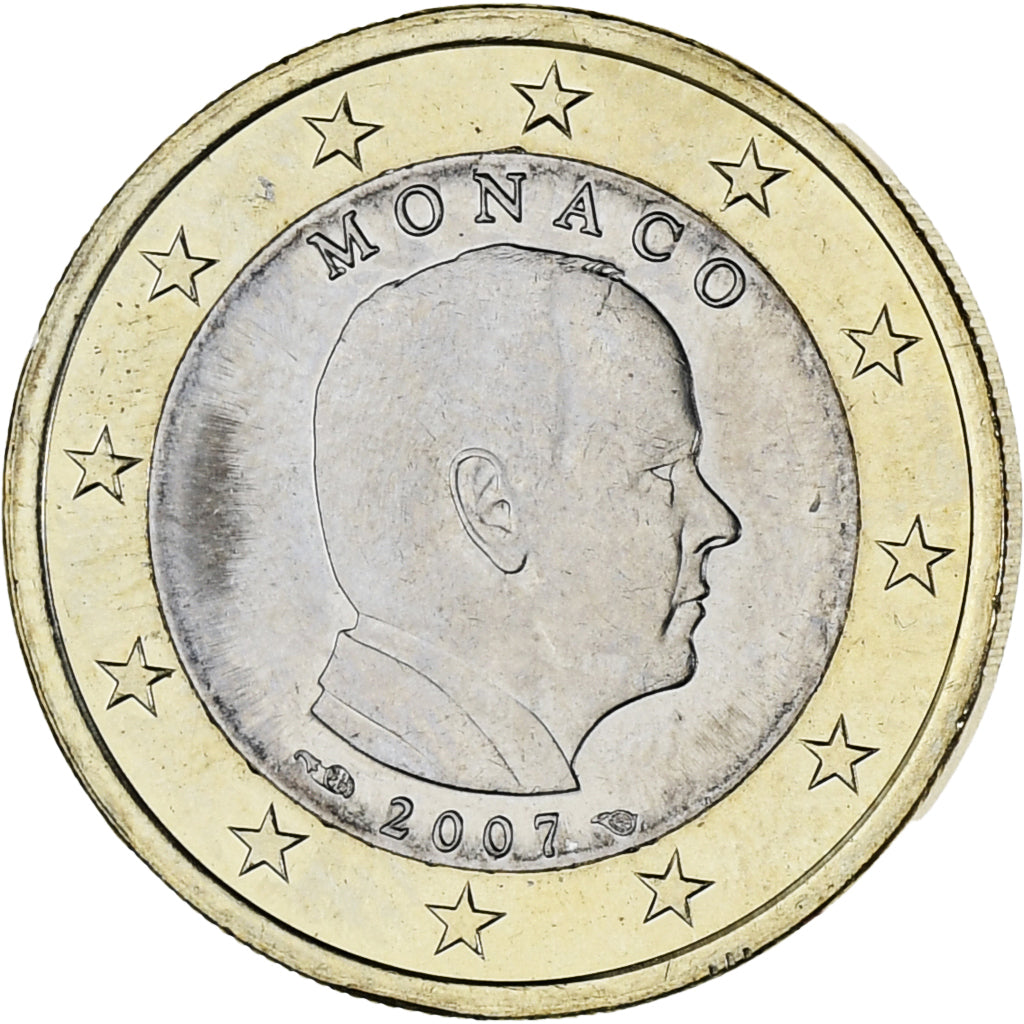 Monaco, Euro, 2007, SS, Bi-Metallic