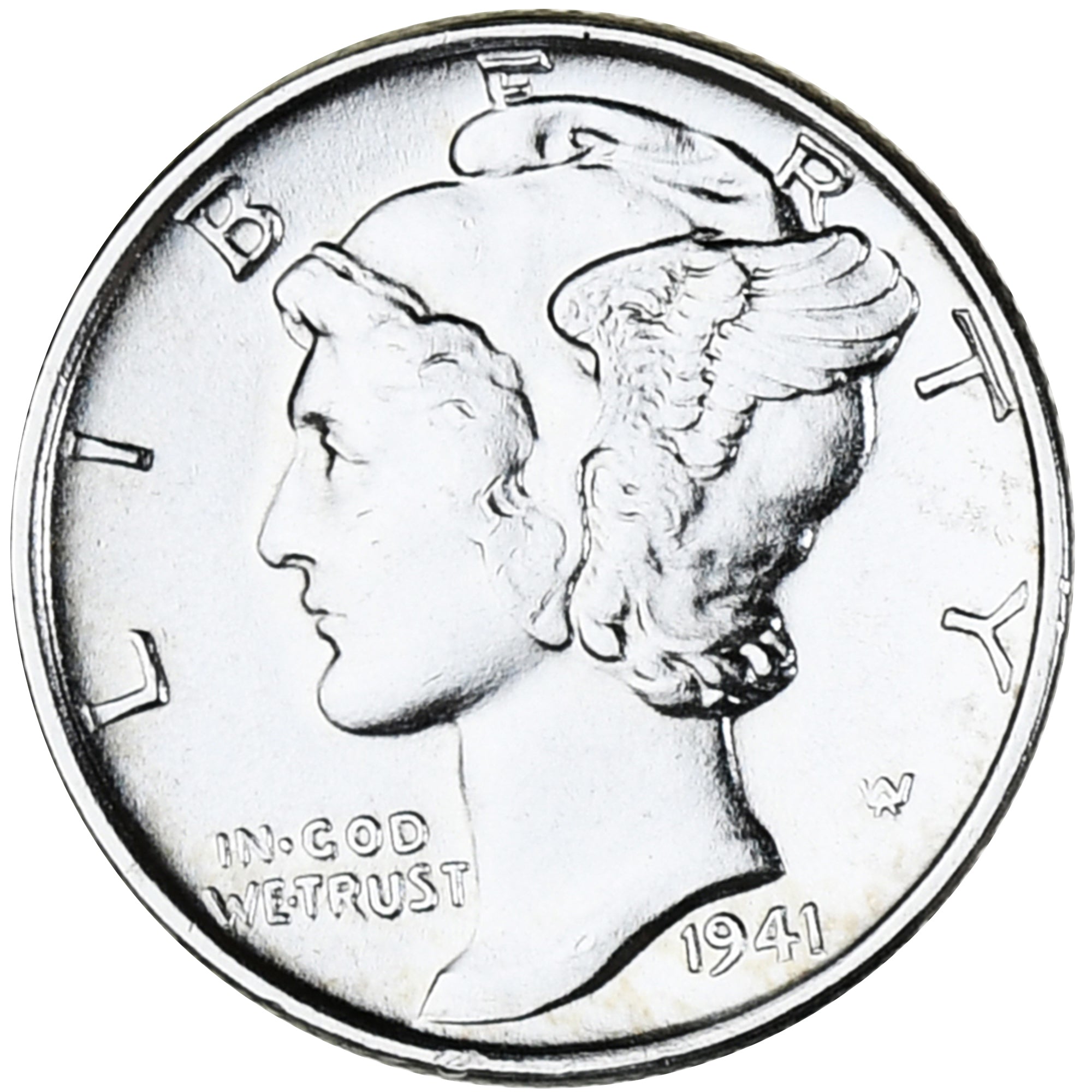 Coin, United States, Dime, 1941, MS(63), Silver