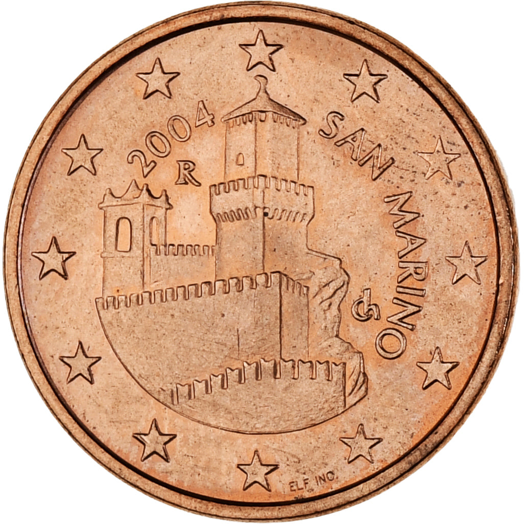 Munten, San Marino, 5 Centimes, 2004, PR, Koper