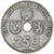 Munten, België, 25 Centimes, 1939, ZF, Nickel-brass, KM:114.1