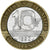 Moneda, Francia, Génie, 10 Francs, 1992, EBC, Bimetálico, KM:964.1