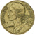 Moeda, França, Marianne, 5 Centimes, 1998, Paris, AU(55-58), Alumínio-Bronze