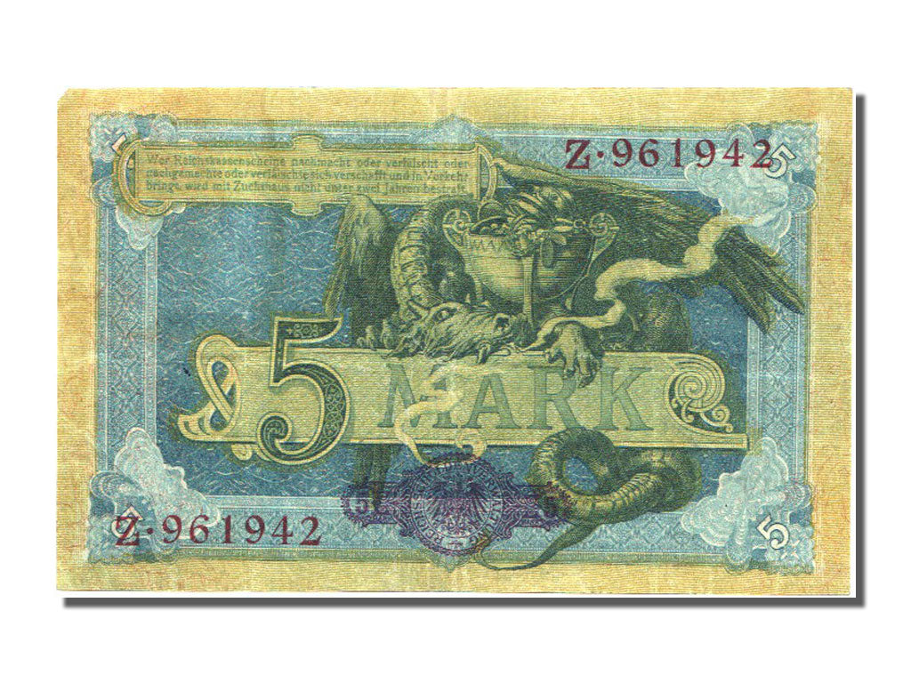 Germany, 5 Mark, 1904, KM #8a, 1904-10-31, AU(55-58), Z