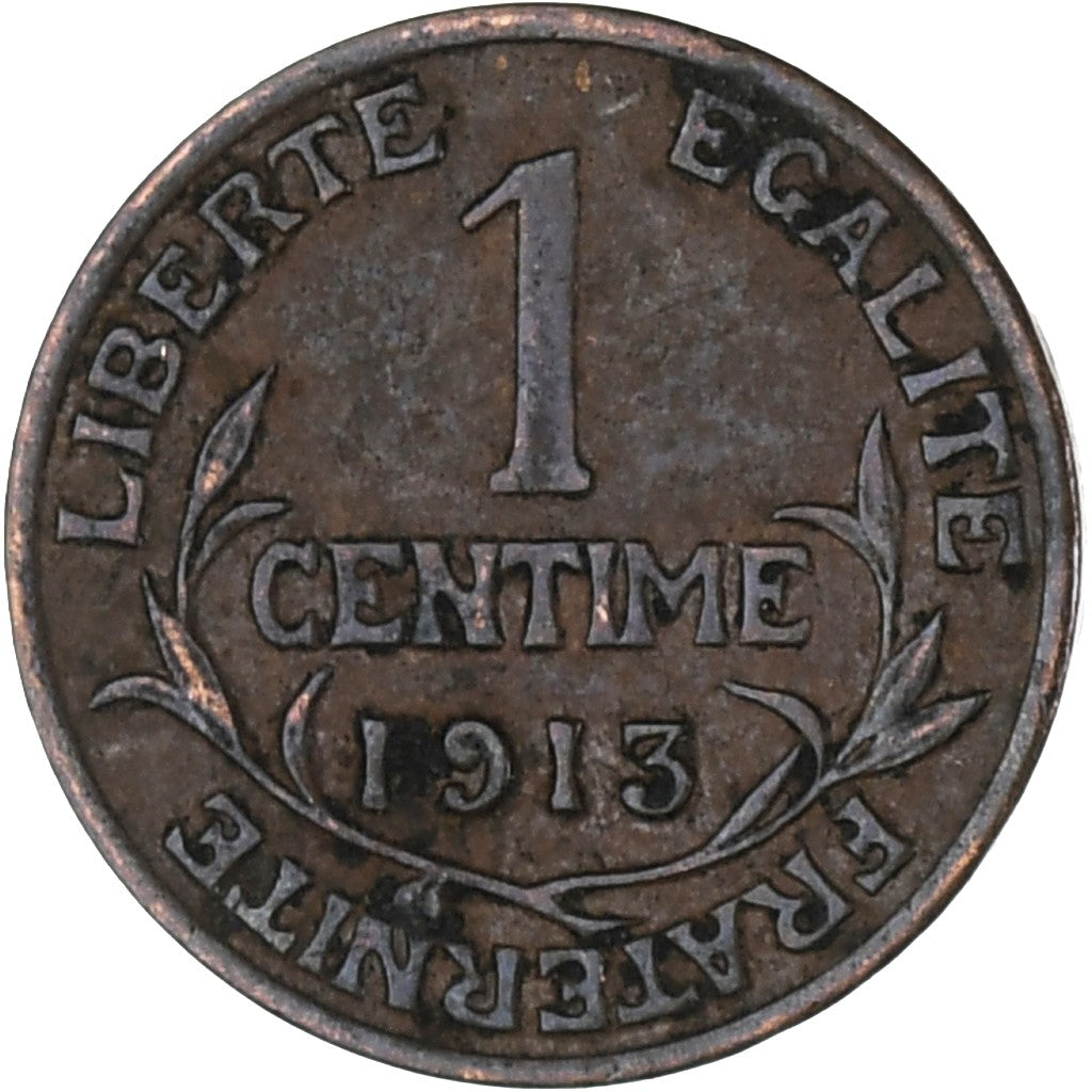 Münze, Frankreich, Dupuis, Centime, 1913, Paris, SS, Bronze, KM:840, Gadoury:90