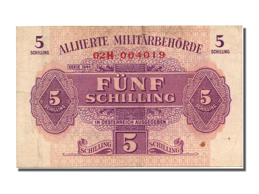 Austria, 5 Schilling, 1944, KM #105, AU(55-58), H