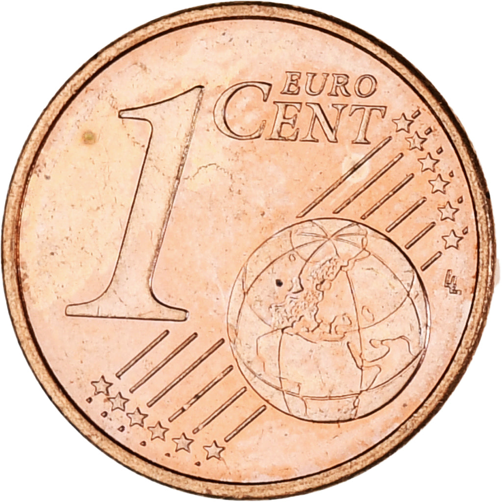 Monaco, Rainier III, Euro Cent, 2001, Paris, MS(63), Copper Plated Steel, KM:167