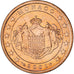 Monaco, Rainier III, 5 Euro Cent, 2001, Paris, MS(63), Copper Plated Steel