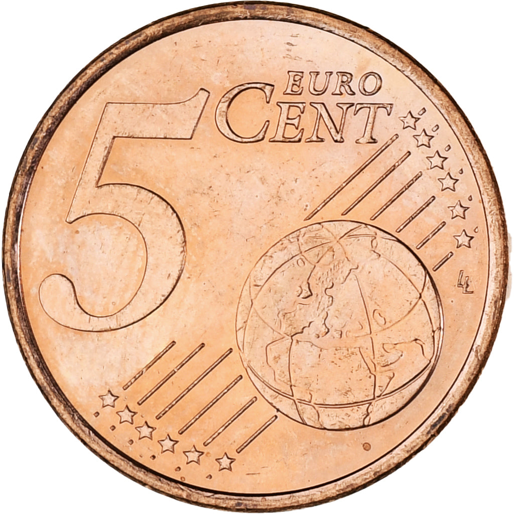 Monaco, Rainier III, 5 Euro Cent, 2001, Paris, SPL, Cuivre plaqué acier, KM:169