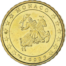 Monaco, Rainier III, 10 Euro Cent, 2002, Paris, MS(63), Brass, KM:170