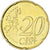 Monaco, Rainier III, 20 Euro Cent, 2002, Paris, SPL, Laiton, KM:171