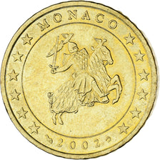 Monaco, Rainier III, 50 Euro Cent, 2002, Paris, MS(63), Brass, KM:172