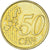 Monaco, Rainier III, 50 Euro Cent, 2002, Paris, MS(63), Brass, KM:172