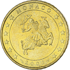 Monaco, Rainier III, 50 Euro Cent, 2002, Paris, MS(63), Brass, KM:172