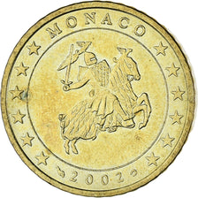 Monaco, Rainier III, 50 Euro Cent, 2002, Paris, MS(63), Brass, KM:172