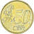 Monaco, Rainier III, 50 Euro Cent, 2002, Paris, SPL, Ottone, KM:172