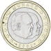 Monaco, Rainier III, Euro, 2001, Paris, MS(63), Bi-Metallic, KM:173