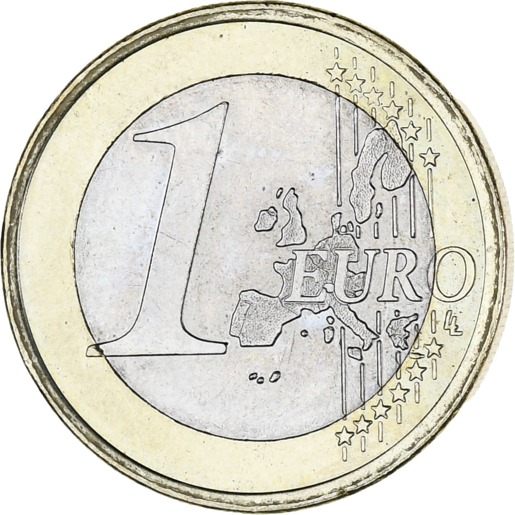 Monaco, Rainier III, Euro, 2001, Paris, MS(63), Bi-Metallic, KM:173