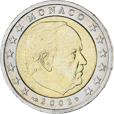 Monaco, Rainier III, 2 Euro, 2002, Paris, MS(63), Bi-Metallic, KM:174