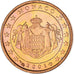 Monaco, Rainier III, Euro Cent, 2001, Paris, MS(63), Copper Plated Steel, KM:167