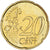 Monaco, Rainier III, 20 Euro Cent, 2001, Paris, MS(63), Brass, KM:171