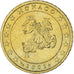 Monaco, Rainier III, 50 Euro Cent, 2001, Paris, MS(63), Brass, KM:172