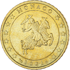 Monaco, Rainier III, 50 Euro Cent, 2001, Paris, SPL, Ottone, KM:172