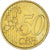 Monaco, Rainier III, 50 Euro Cent, 2001, Paris, MS(63), Brass, KM:172