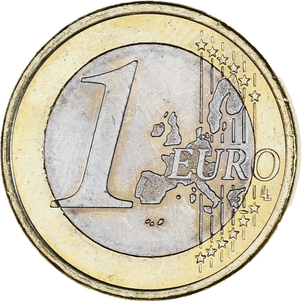 Monaco, Rainier III, Euro, 2001, Paris, MS(63), Bi-Metallic, KM:173