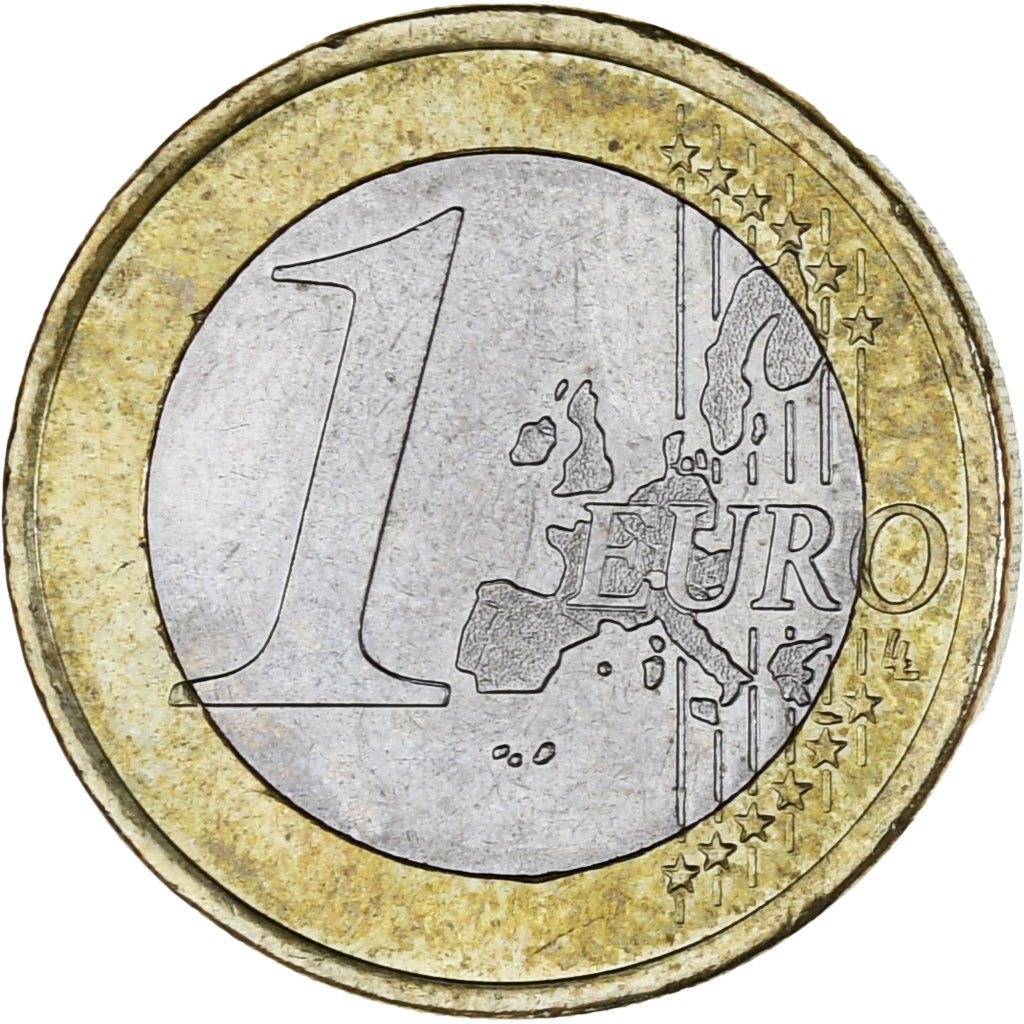 Monaco, Rainier III, Euro, 2001, Paris, MS(63), Bi-Metallic, KM:173