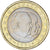 Monaco, Rainier III, Euro, 2001, Paris, MS(63), Bi-Metallic, KM:173