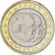 Monaco, Rainier III, Euro, 2001, Paris, MS(63), Bi-Metallic, KM:173