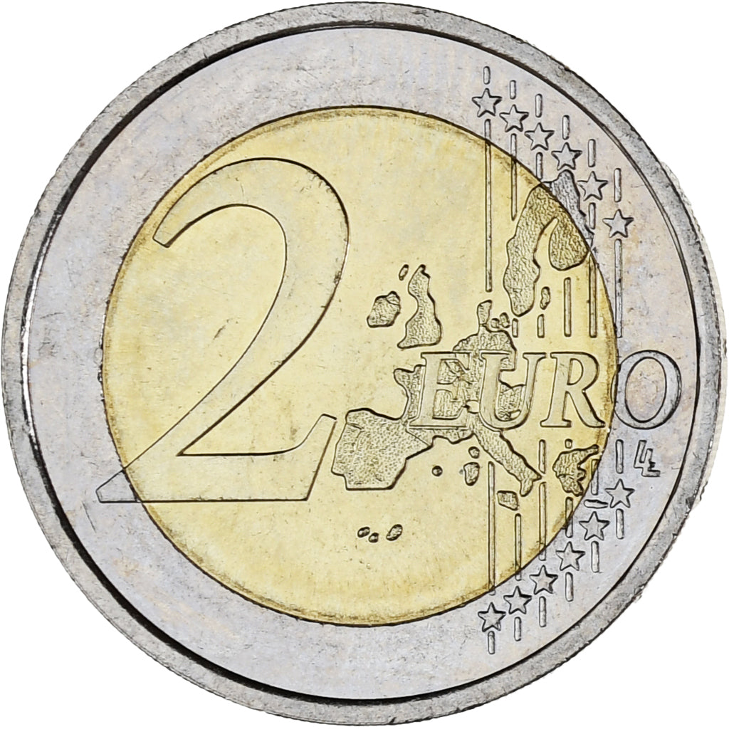 Monaco, Rainier III, 2 Euro, 2001, Paris, MS(63), Bi-Metallic, KM:174