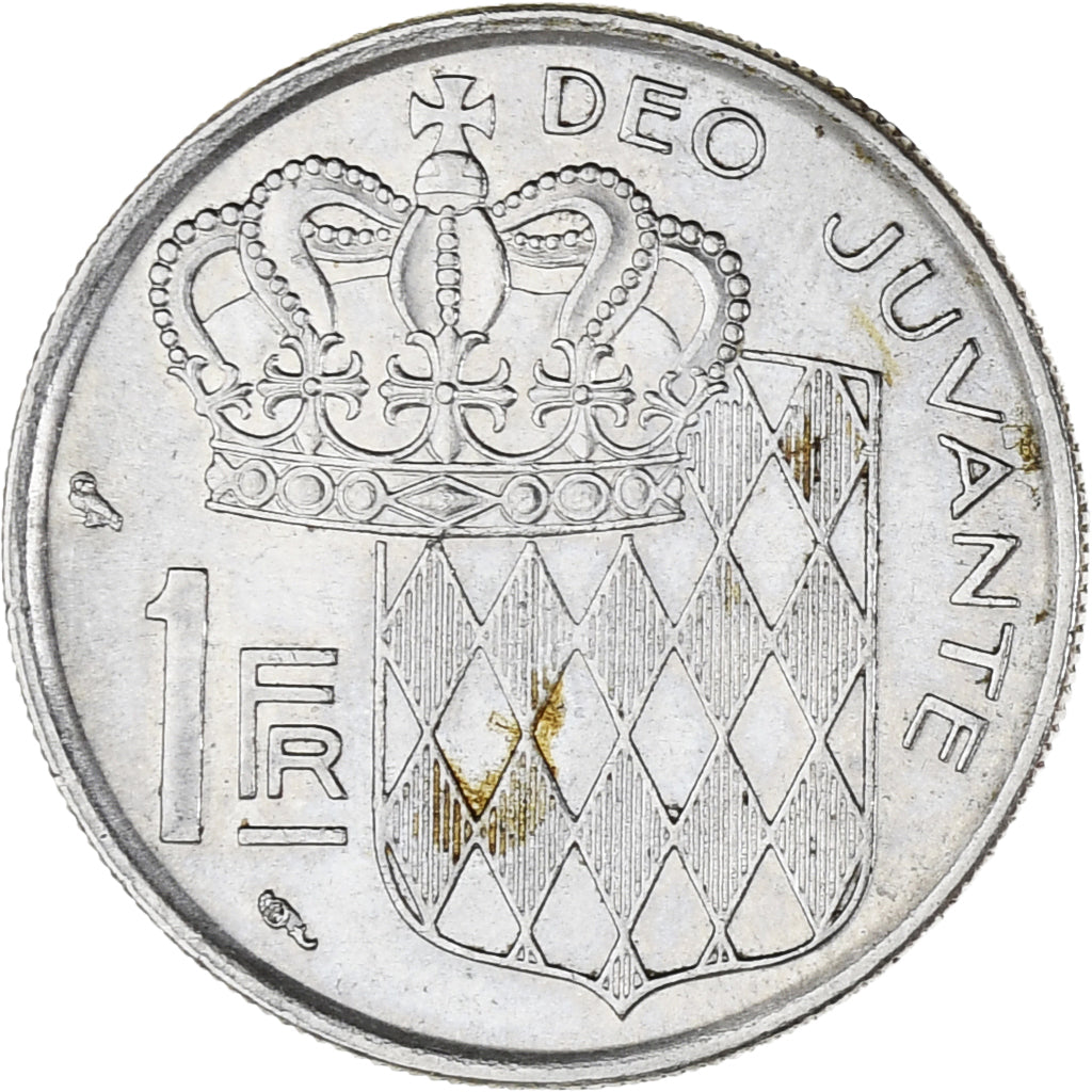Moneta, Monaco, Rainier III, Franc, 1960, AU(55-58), Nikiel, KM:140