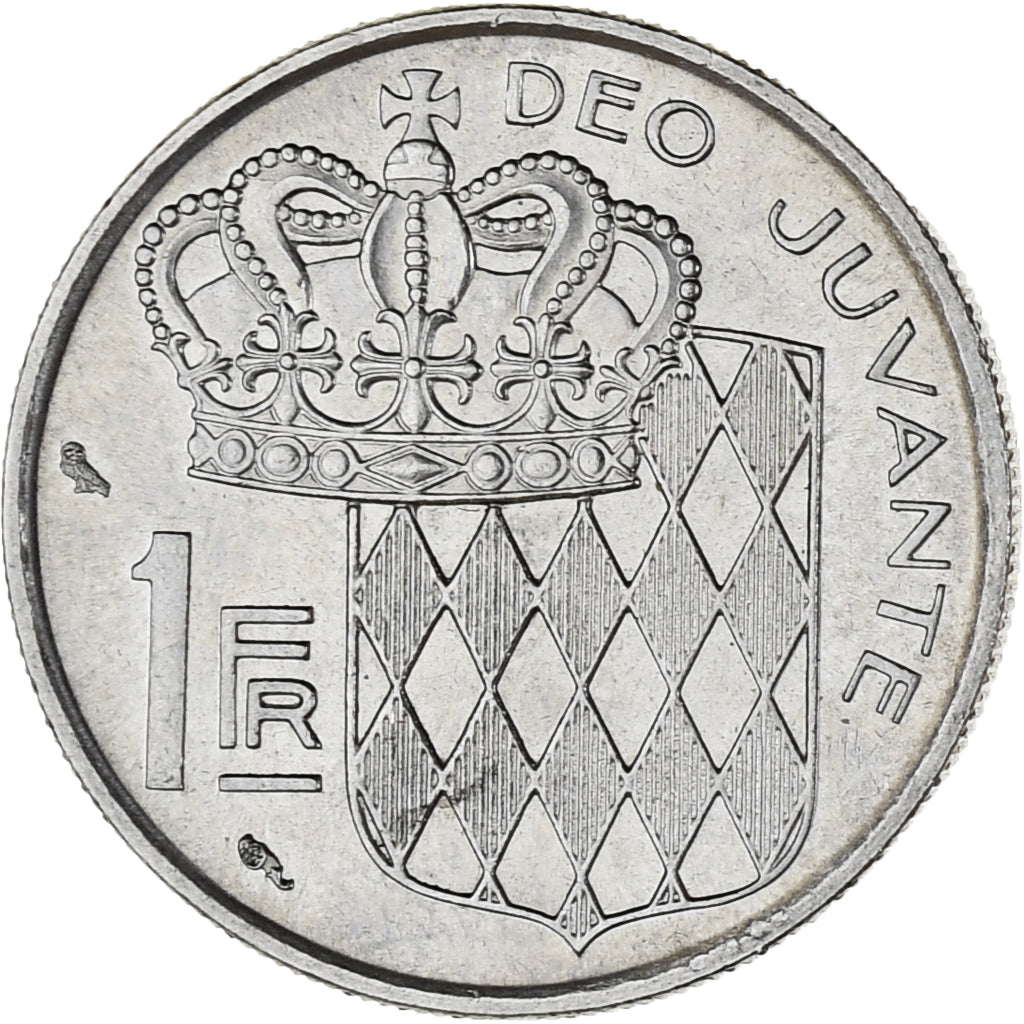 Münze, Monaco, Rainier III, Franc, 1966, UNZ, Nickel, KM:140, Gadoury:MC 150