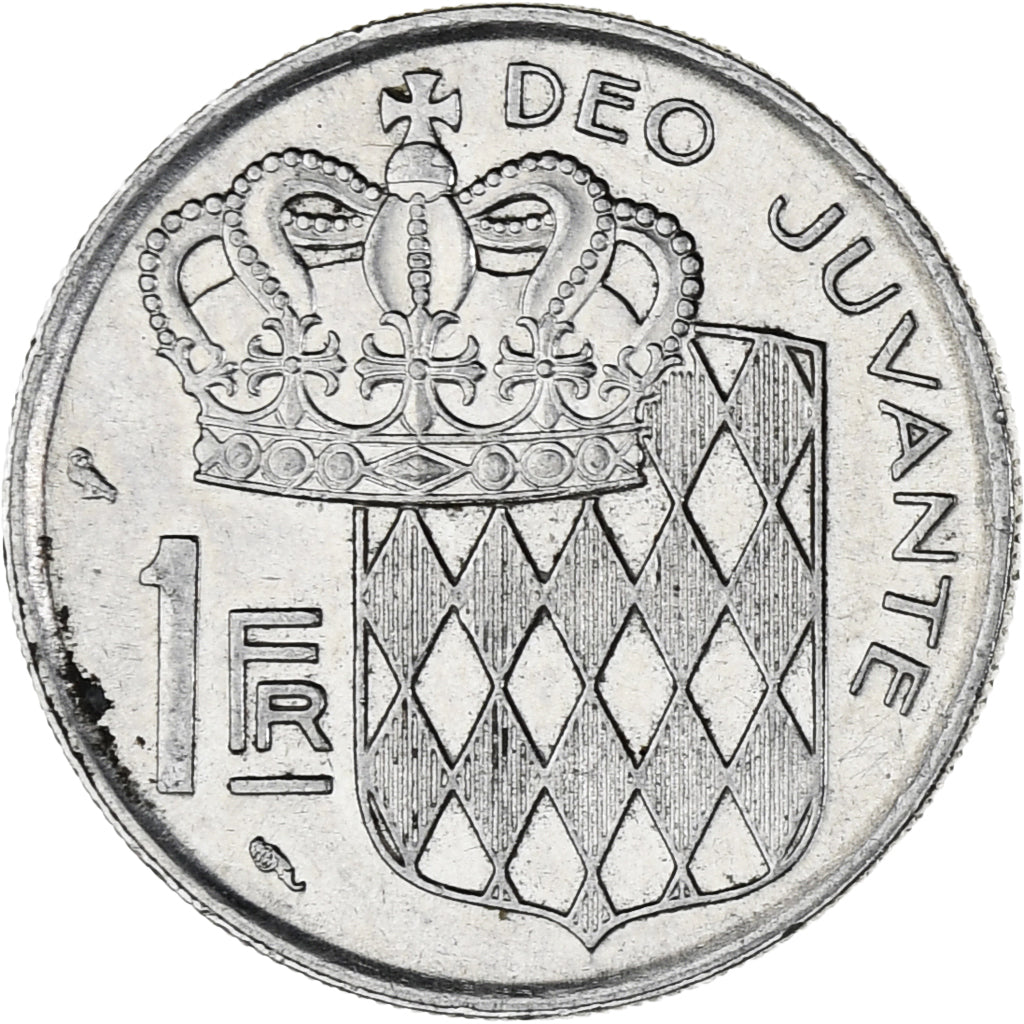 Münze, Monaco, Rainier III, Franc, 1966, VZ, Nickel, KM:140, Gadoury:MC 150