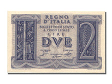 Italy, 2 Lire, 1939, KM #27, 1939-11-14, UNC(65-70), 124