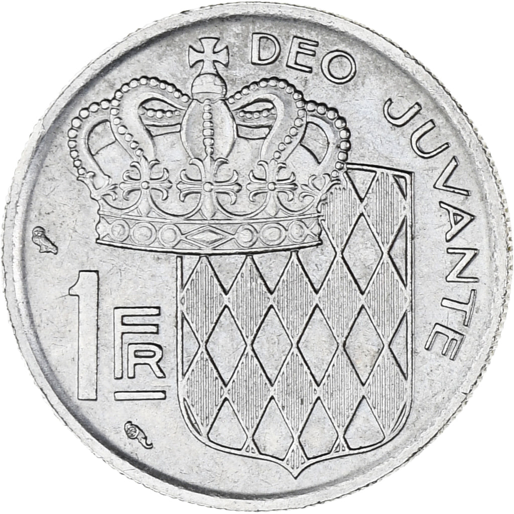Monaco, Rainier III, Franc, 1968, EF(40-45), Nickel, KM:140, Gadoury:MC 150