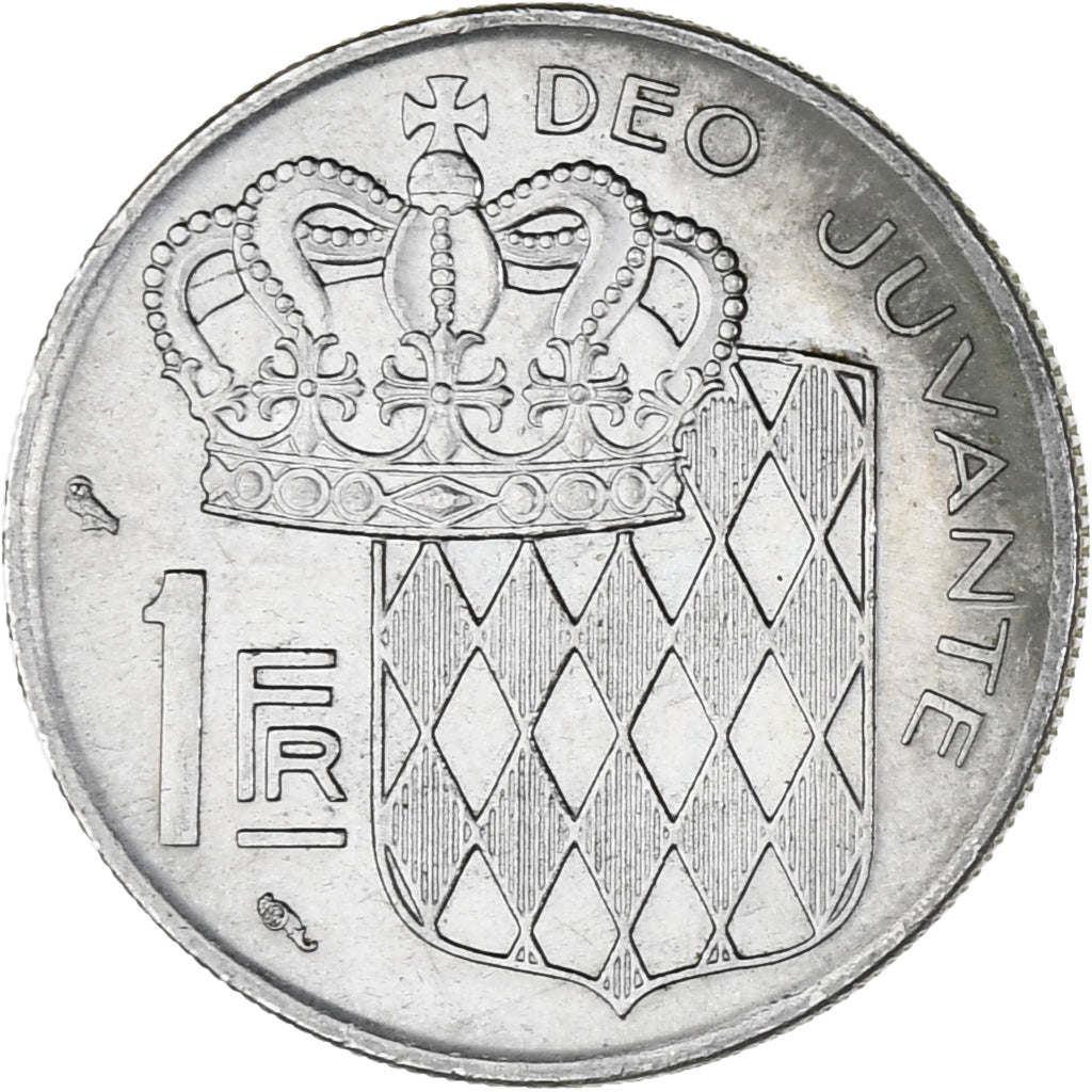 Münze, Monaco, Rainier III, Franc, 1966, SS, Nickel, KM:140, Gadoury:MC 150