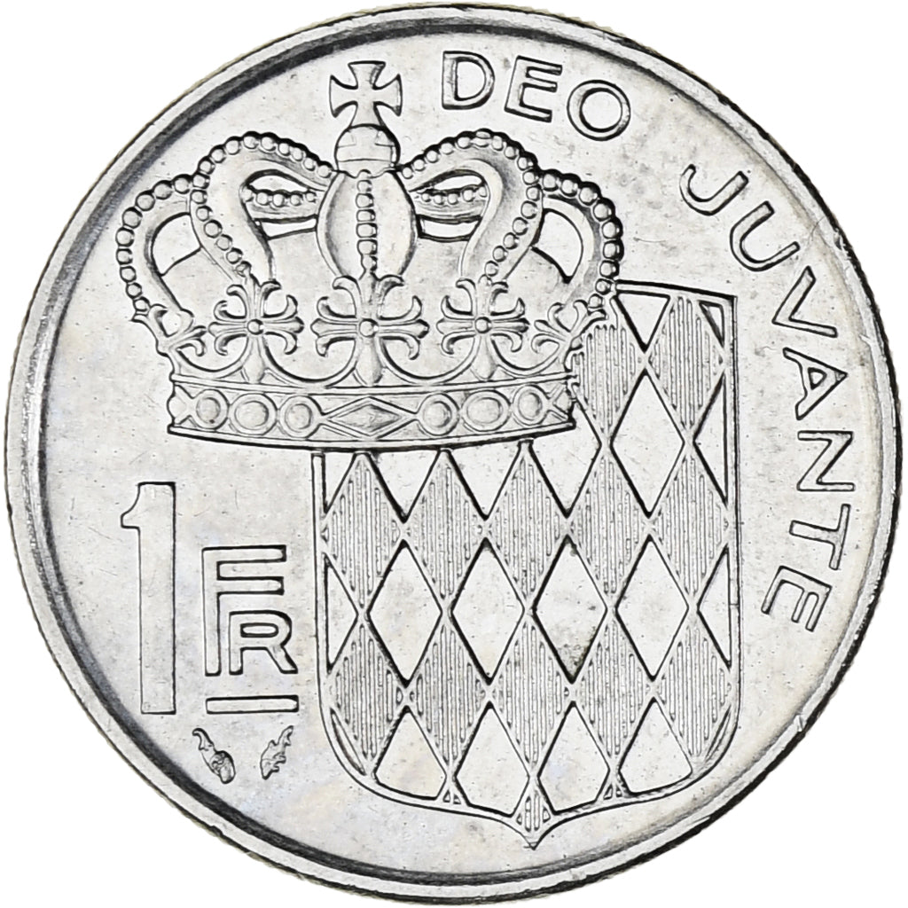 Moneta, Monaco, Rainier III, Franc, 1978, AU(55-58), Nikiel, KM:140, Gadoury:MC
