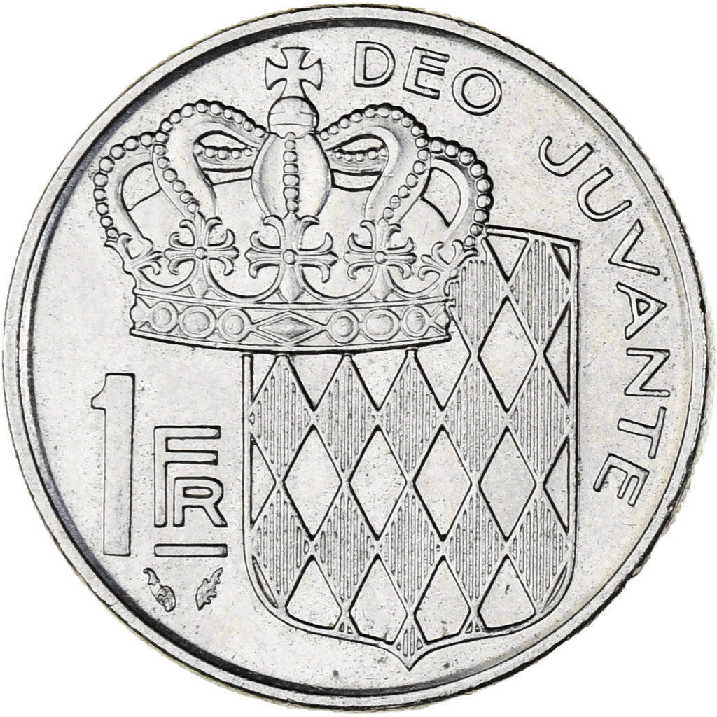 Moneta, Monaco, Rainier III, Franc, 1978, AU(55-58), Nikiel, KM:140, Gadoury:MC