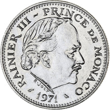 Coin, Monaco, Rainier III, 5 Francs, 1971, AU(55-58), Copper-nickel, KM:150