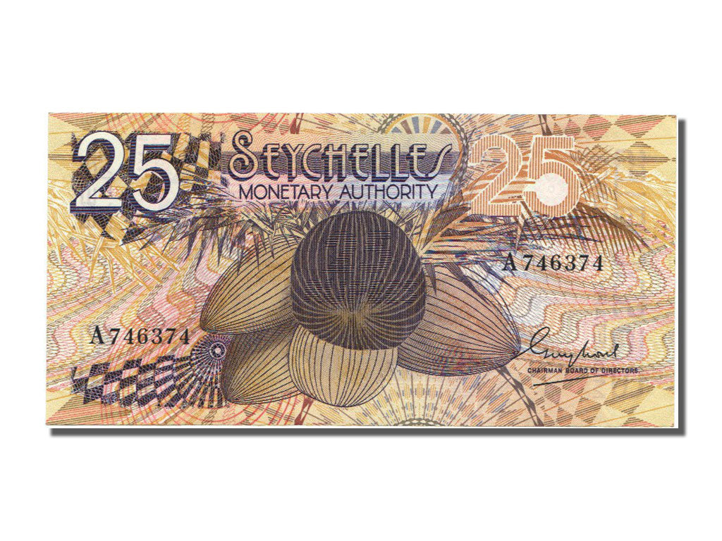 Seychelles, 25 Rupees type 1979