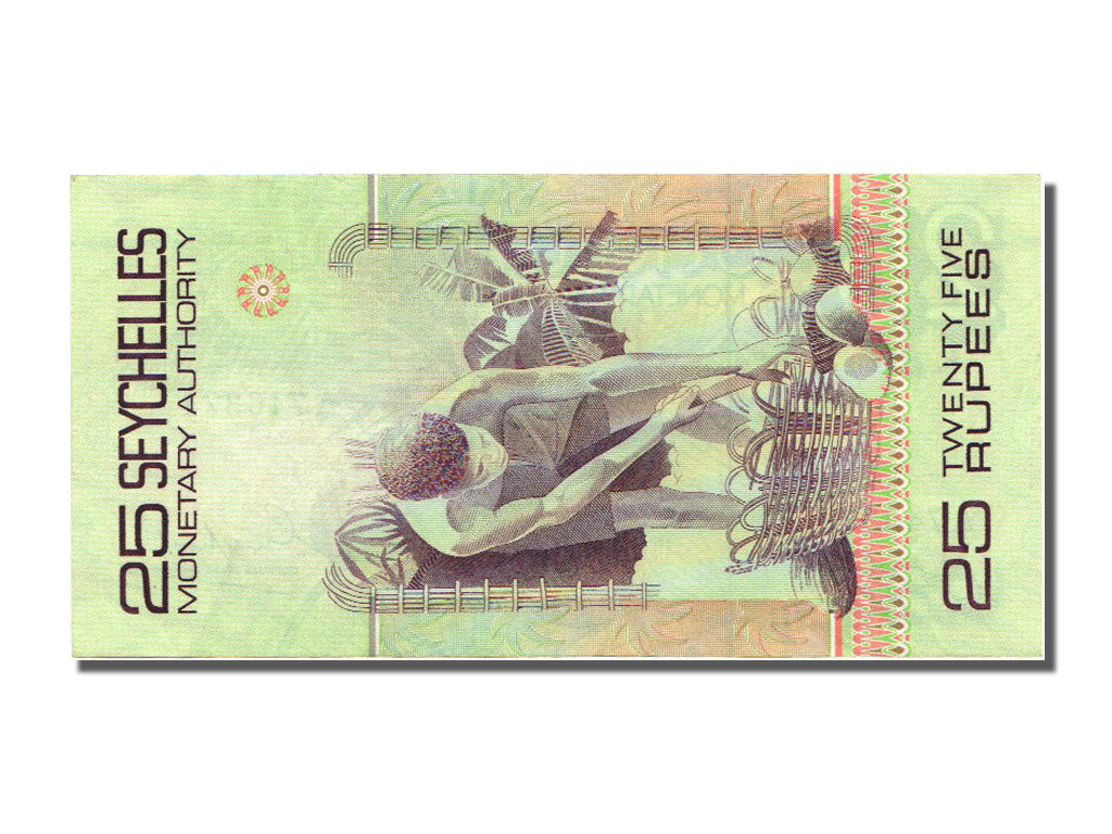 Seychelles, 25 Rupees type 1979