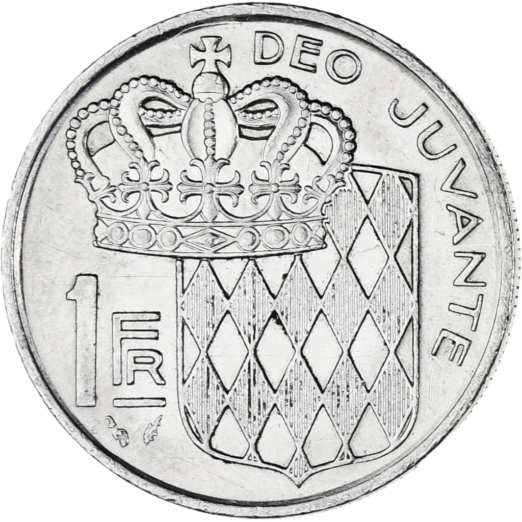 Münze, Monaco, Rainier III, Franc, 1977, VZ, Nickel, KM:140, Gadoury:MC 150