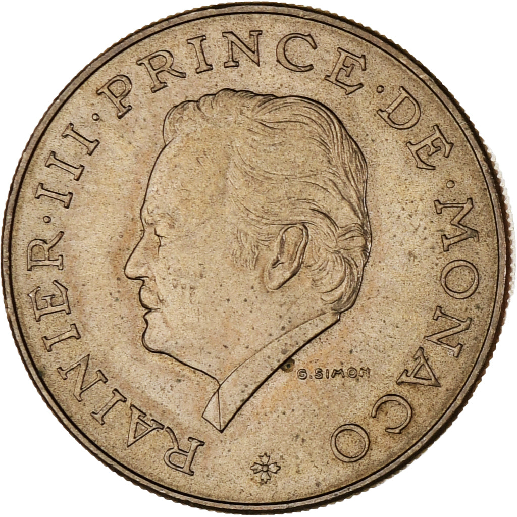 Münze, Monaco, Rainier III, 10 Francs, 1981, VZ, Copper-Nickel-Aluminum