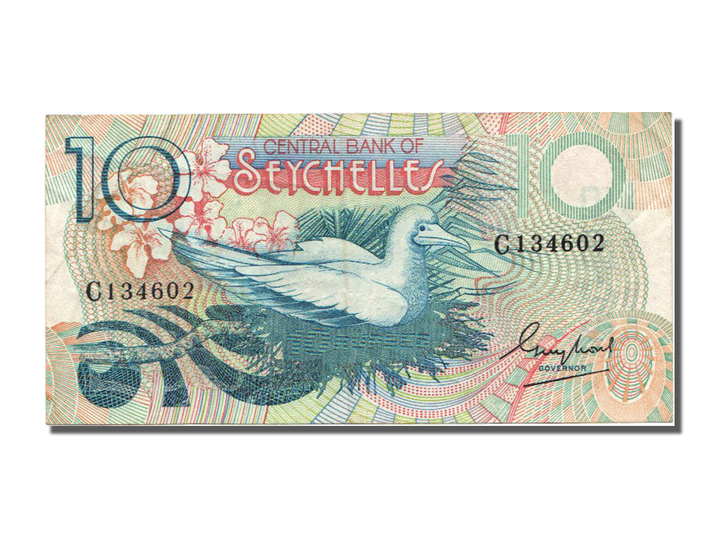 Seychelles, 10 Rupees, 1979, KM #23a, AU(50-53), C