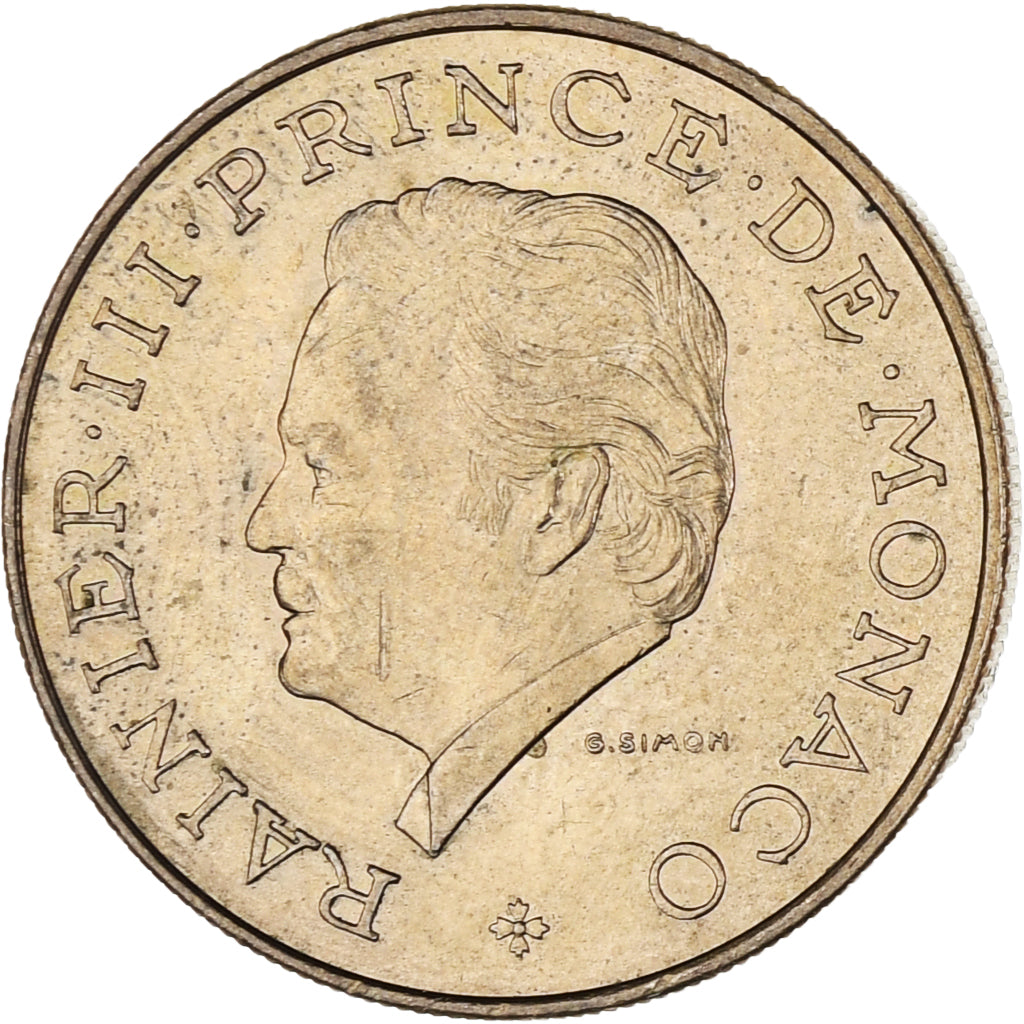 Coin, Monaco, Rainier III, 10 Francs, 1978, AU(55-58), Copper-Nickel-Aluminum